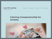 Tablet Screenshot of lucythelapdog.com